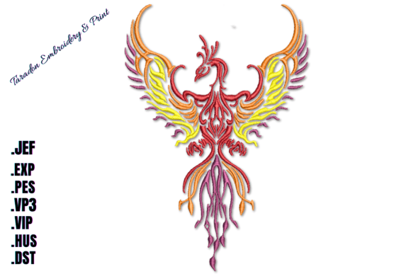 Phoenix Rising Embroidery Design Review